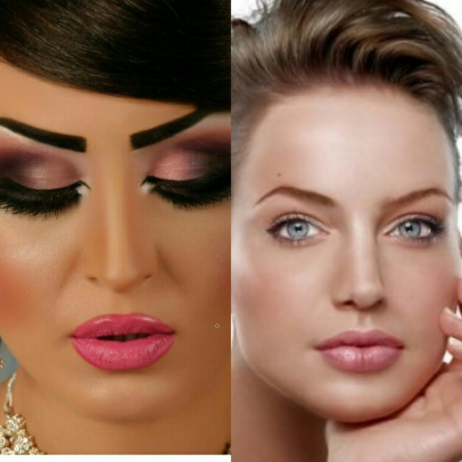 Image result for Overly done contouring: